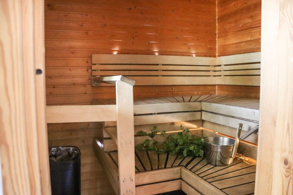 Pikkuhelmi-huvilan sauna